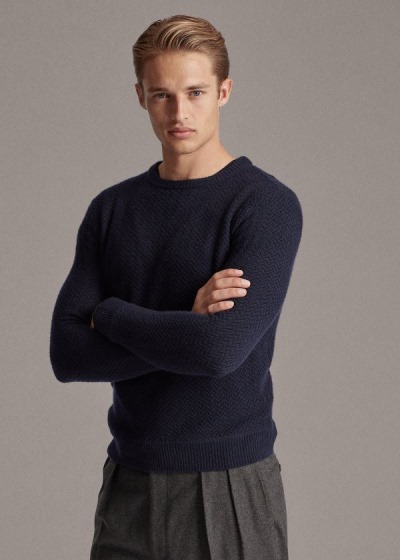 Men's Ralph Lauren Cashmere Crewneck Sweater | 281350QKC